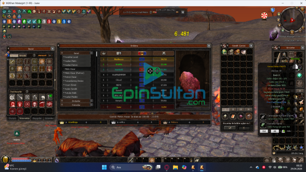 +9 KDP 51 Ortlu 10 Farm Hasarlı +8k Hasar Savaşçı