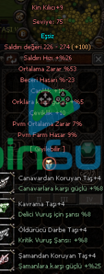 FULL EVRİM +9 KİN KILICI KELEPİRRRR